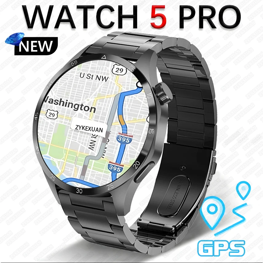 HUAWEI GT5 pro 2025 New Men's Outdoor Sport Smart Watch 1.53-inch AMOLED Screen IP68 Waterproof GPS Bluetooth Call NFC