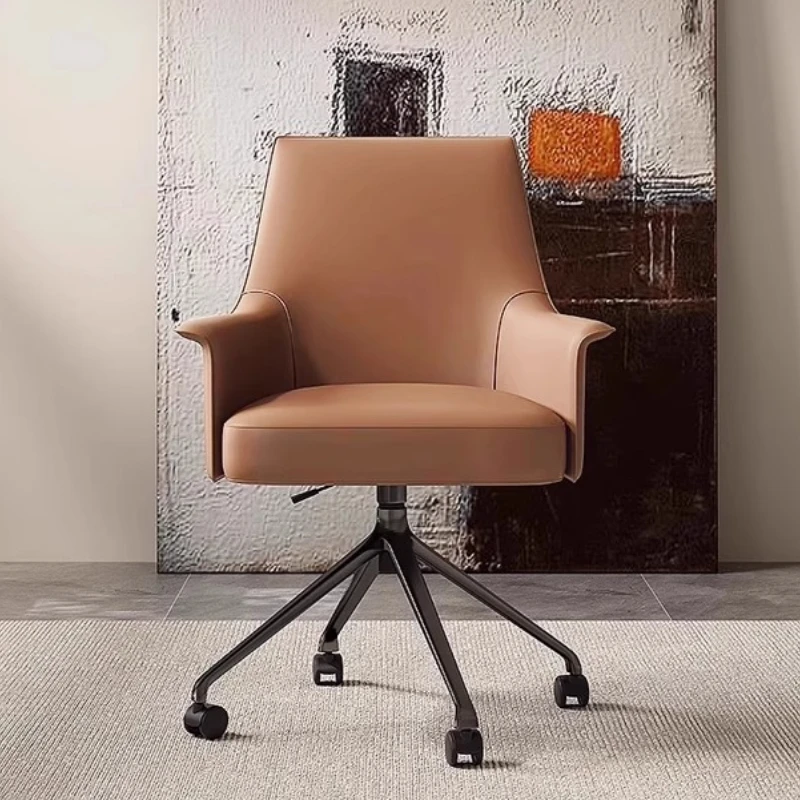 كرسي مكتب بوسادة خلفية بنية اللون أسود قابل للتعديل لهجة الألعاب كرسي مكتب تنفيذي رخيص أثاث المكاتب Sillas De Oficina