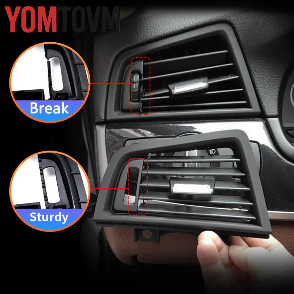 Fit For BMW 5 Series 520i 520d 523i 525i 525d 528i 530i 530d 2010-2016 525 Front Air Grille ABS+PC Black Front Air Grille