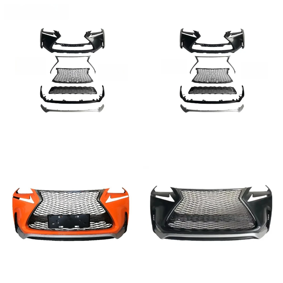 

Stlf Car Body Kit Modified Front Bumper Grille For NX 2015 UPGRADE To NX 2015 F-SPORT