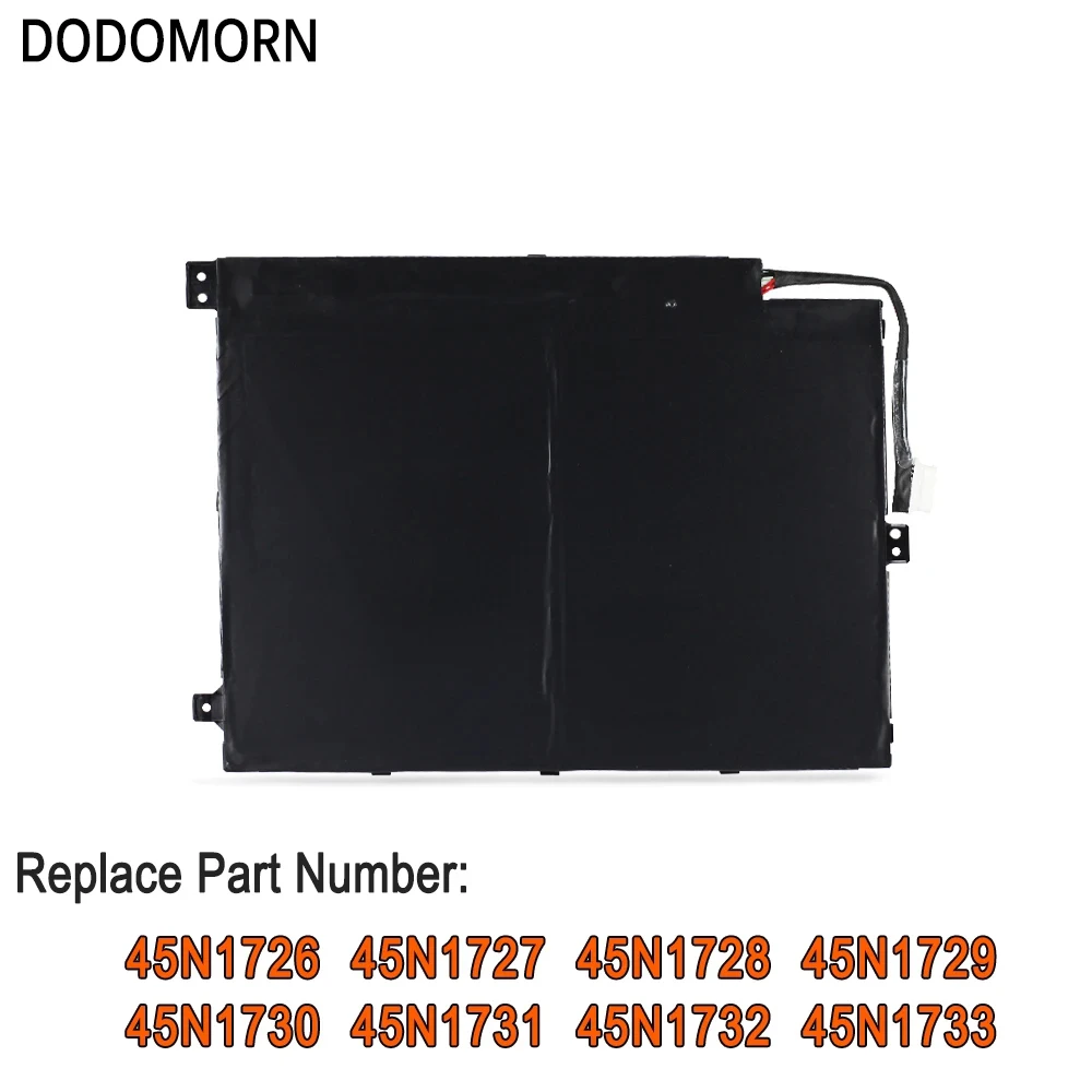 DODOMORN-Bateria do portátil para Lenovo Thinkpad 10, 20C3001QAU, 20E30018AU, 45N1726, 45N1728, 45N1730, 45N1732, 33Wh, Peças de reposição