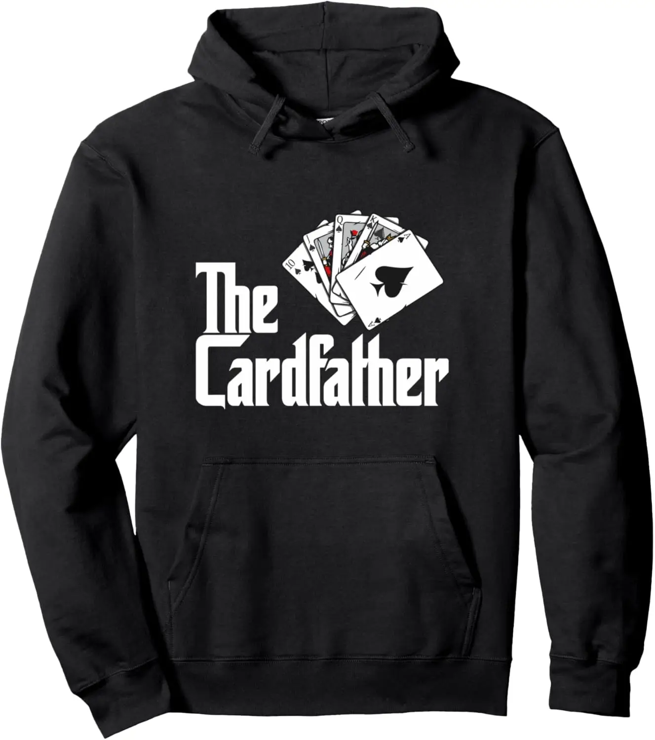 The Card Father Poker Game Cards Playing Dad Father's Dad Pullover Hoodie Unisex Autumn Streetwear Tops Funny Hoodie