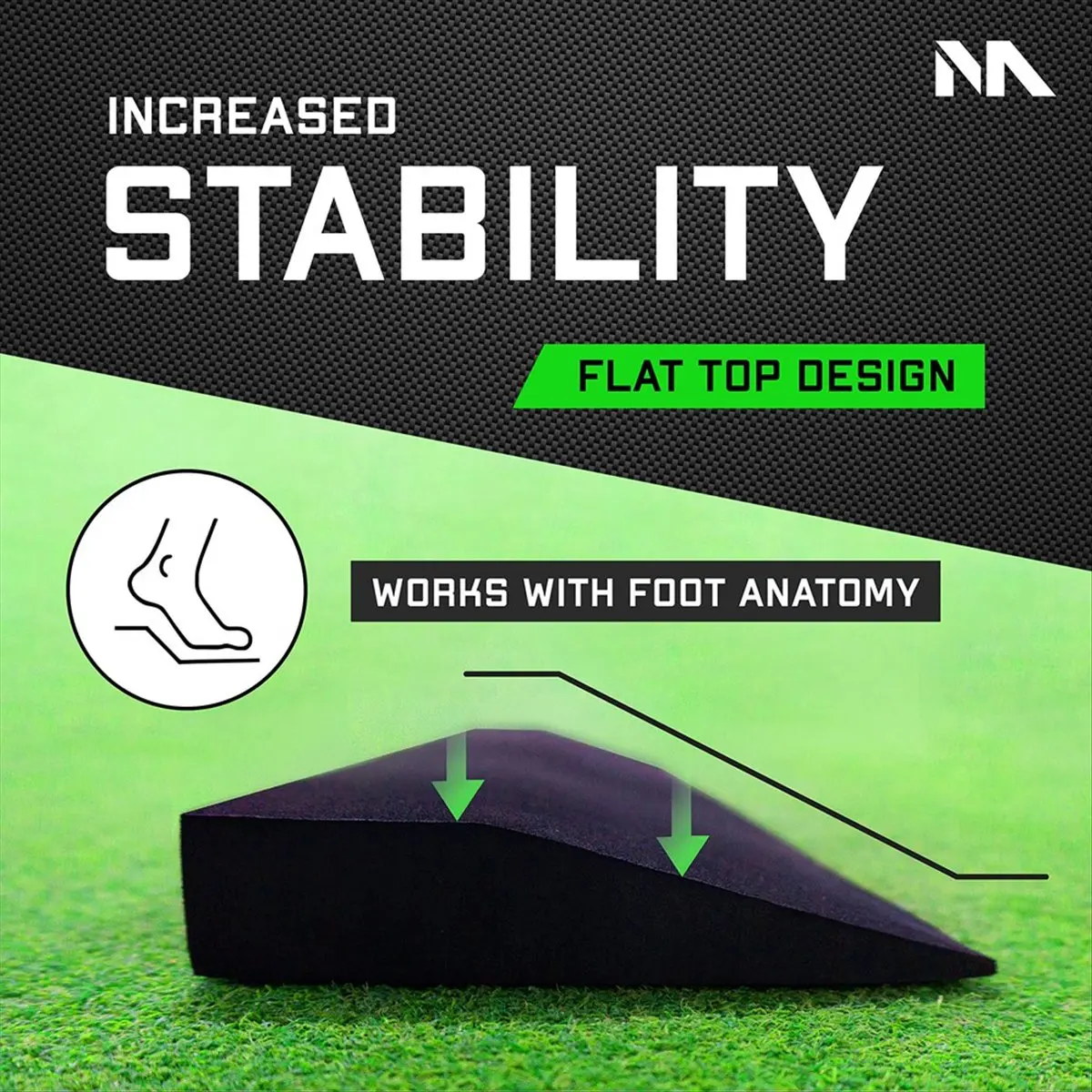 Yoga Wedge Block EVA Foam Squat Wedge Block Stretch Slant Board Home Gym Leg Workout Wedges Fitness Accessories Black