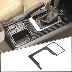 For Toyota Land Cruiser Prado FJ150 150 Soft Carbon Fiber Car Central Control Gear Panel Cover Sticker Interior Accessories