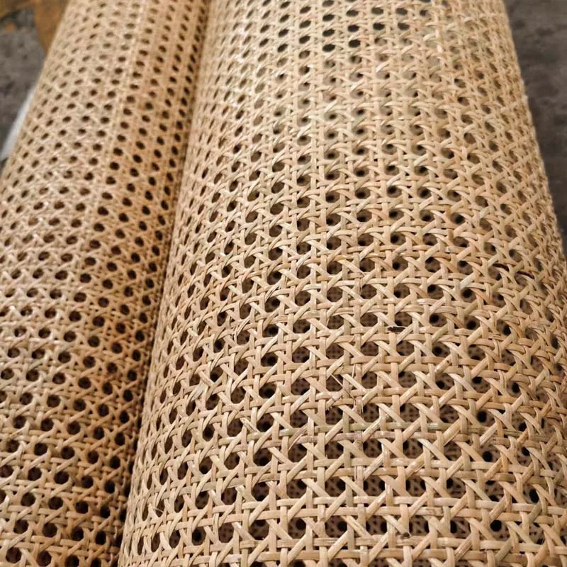 Hollow Natural Indonesian Rattan Cane Webbing Roll Mat For Furniture Repair Home Handmade Weaving Creative Decorative Material