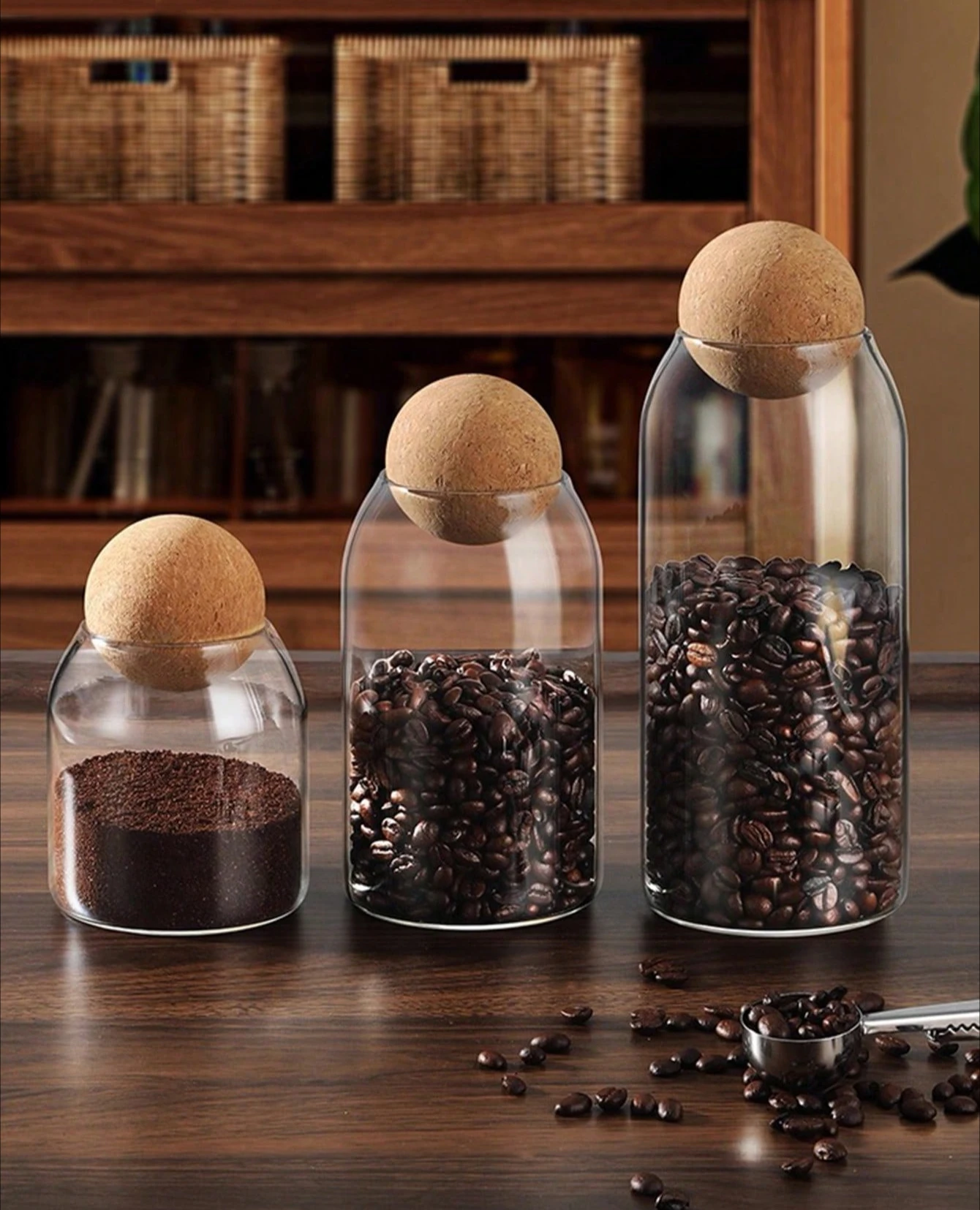 1 szt. Szklany słoik na kawę, – Coffee Tea Jars recenzja i cena
