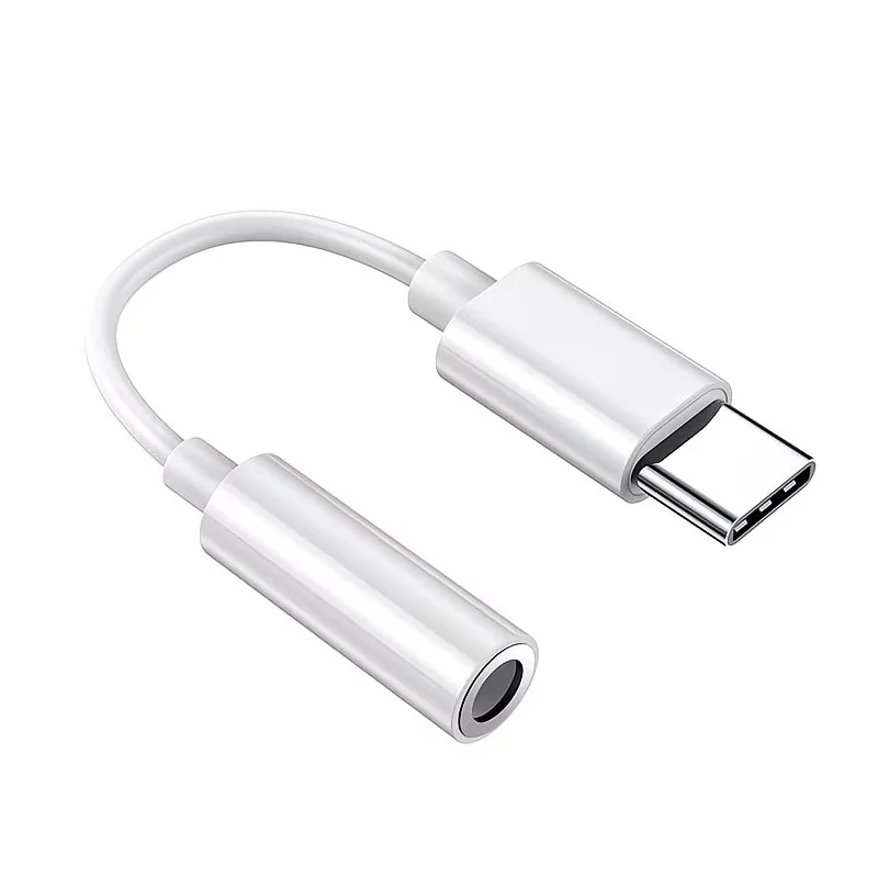 USB Type C to 3.5mm Audio Adapter, USB C to Aux Audio Dongle Cable Cord, USB Type C to 3.5mm Female Headphone Jack Adapter for P