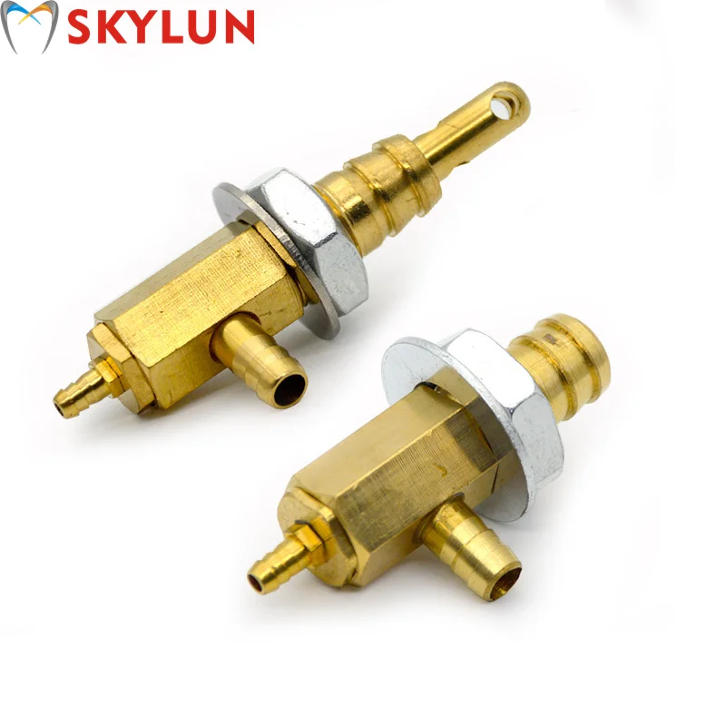 5PCS Dental Chair Unit Weak Suction Valve 3mm 5mm Copper Connector dental vacuum pump Valve High Quality SL1211