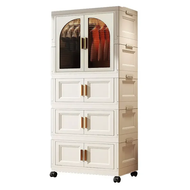 Armoire de rangement portable pour enfants, armoire mobile pour enfants, armoire pour chambre à coucher, meubles pour enfants, MR50CW