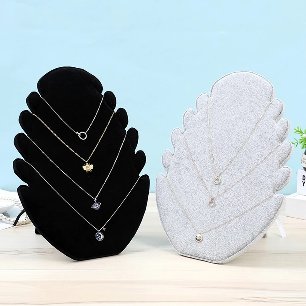 

Jewelry Display Stand Flame Plate Necklace Display Stand Organizing Fashion Accessory Holder for Jewelry Necklaces Storage