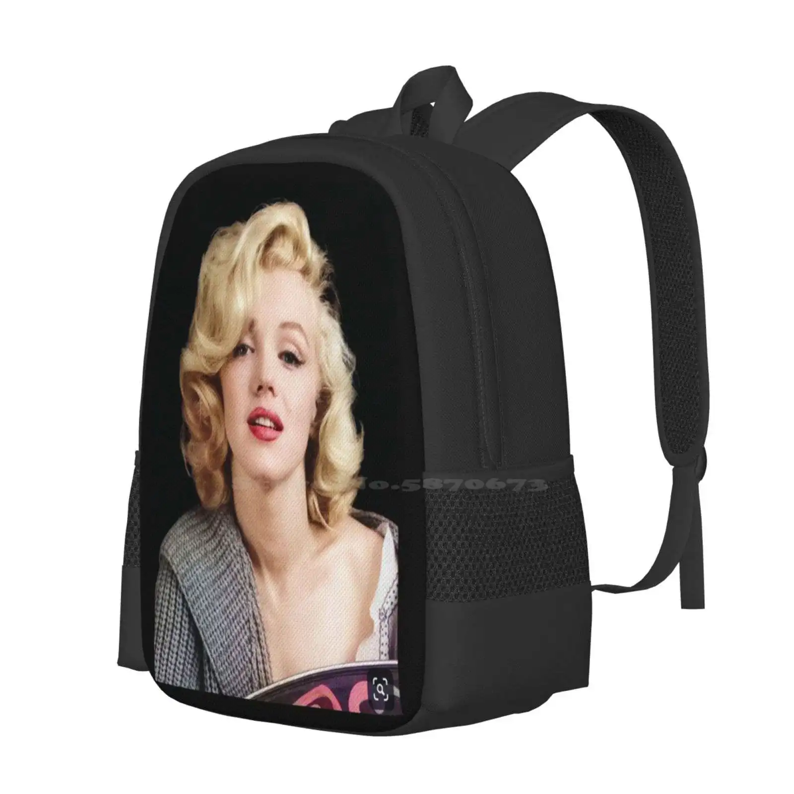 Sultry martlin Monroe Studio foto pertama kalinya berwarna dalam 2021 ransel untuk siswa sekolah Laptop tas perjalanan Marylin