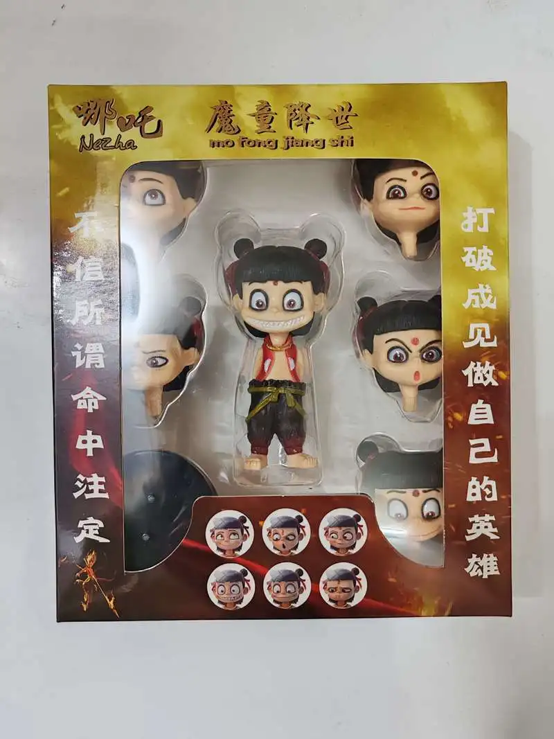 

Stock Nezha 2 Conquers The Dragon King Born Bonds Series New Movie Model Toys Cartoon Ne Zha Ao Bing Anime Figures Surprise Gift