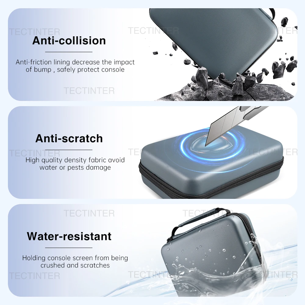 حقيبة حمل محمولة للسفر لسلسلة PS5/PS4/PS3/Xbox وحدة تحكم مزدوجة مقاومة للصدمات حقيبة يد للتخزين لملحقات PS5