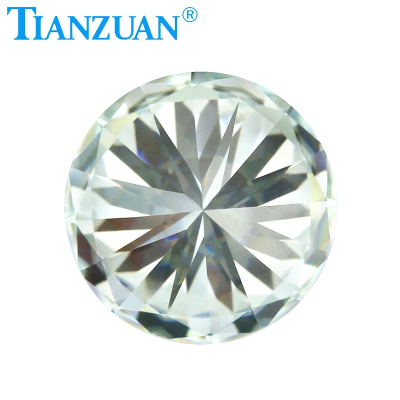 1-5Carat  E Color White Moissanite Round Brilliant Cut Loose Gems Stone with GRA Certified DIY Ring Jewelry DIY Material