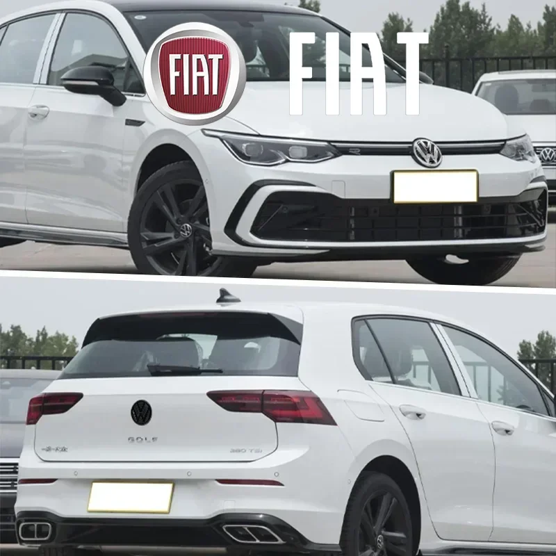 

Car 135mm 110mm Front Grill Emblem Rear Trunk Lid Badge For Volkswagen Golf MK6 2009 2010 2011 2012 Replacement Auto Accessories