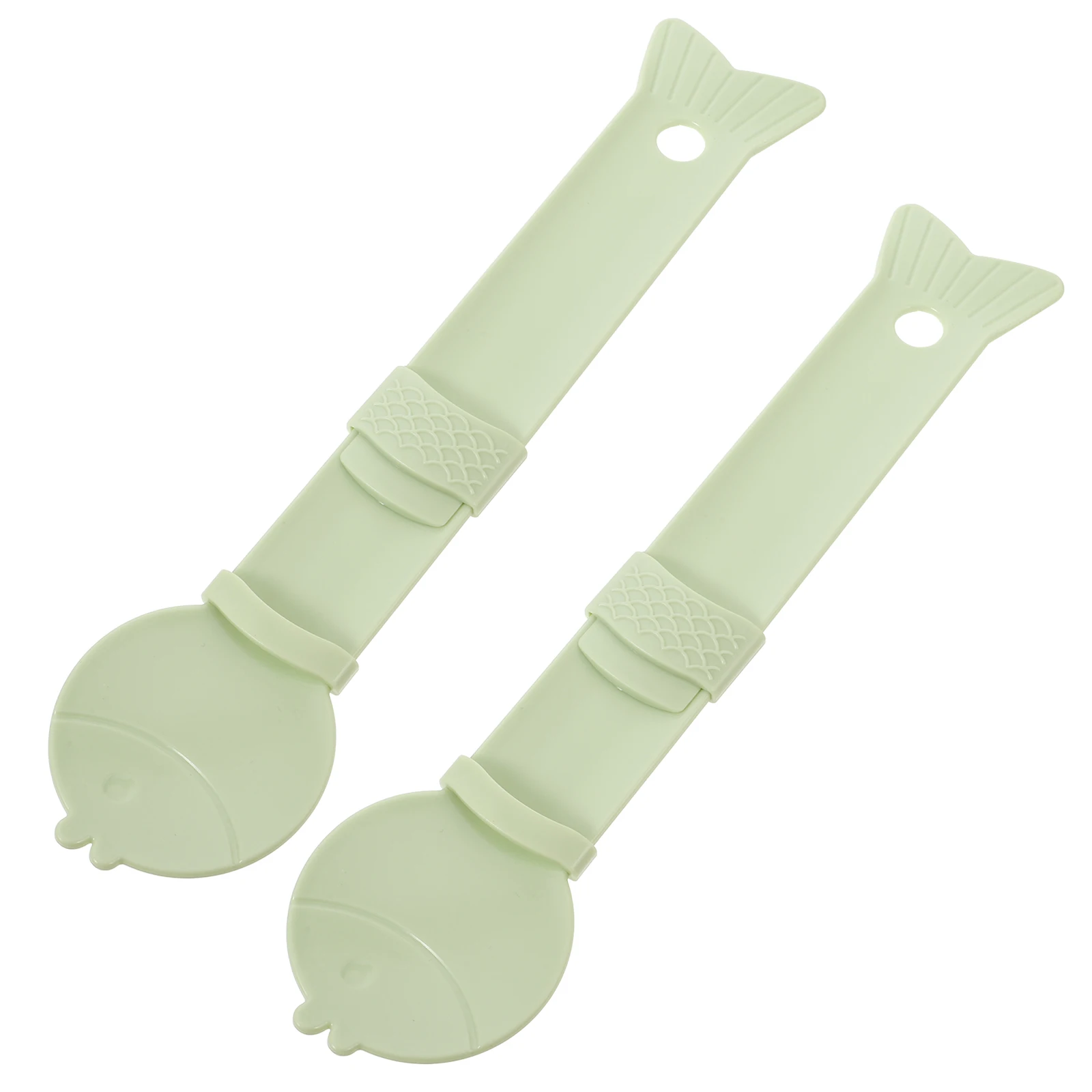 

2Pcs Cat Feeding Spoon ABS Compact Easy Squeeze Outdoor Cat Food Squeezer Wet Food Treats Reusable Pet Supplies