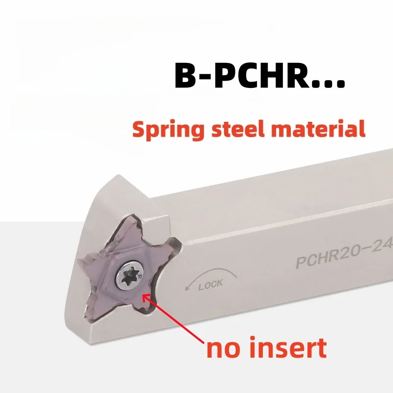 1PCS PENTA Turning Tool PCHR Holder CNC Lathe  Carbide Stainless Steel Machining Metal Working Groove Cutting Inserts