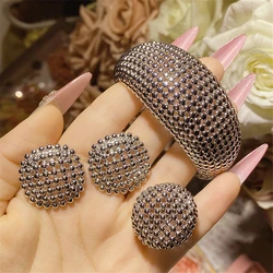 cuff bracelet New hollow ball metal bracelet fashion women simple gold jewelry couple set gift 2024 bracelet