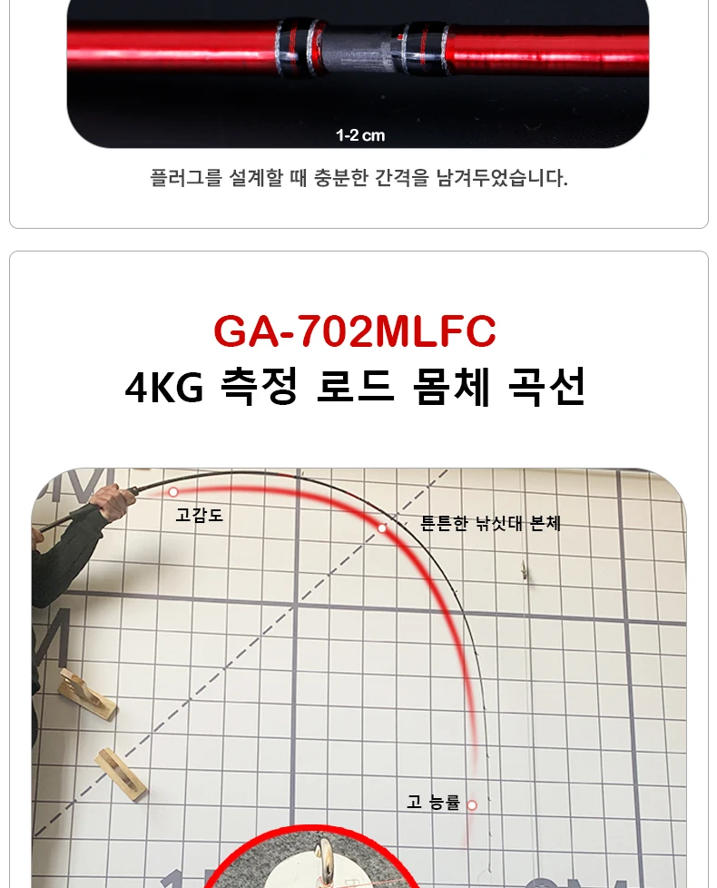 PURELURE GRUPLA Casting Rod Spinning High Carbon Universal Long Throwing Angelrute in FUJI Ring Fast – Detail 12