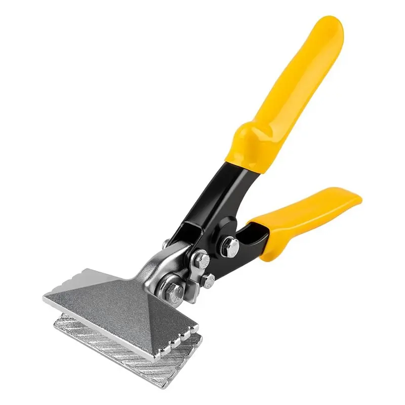 DT15 3 Inch Hand Seamer for Sheet Metal, Straight Jaw Bender, Heavy Duty Pliers for HVAC, Metalworking, DIY Projects