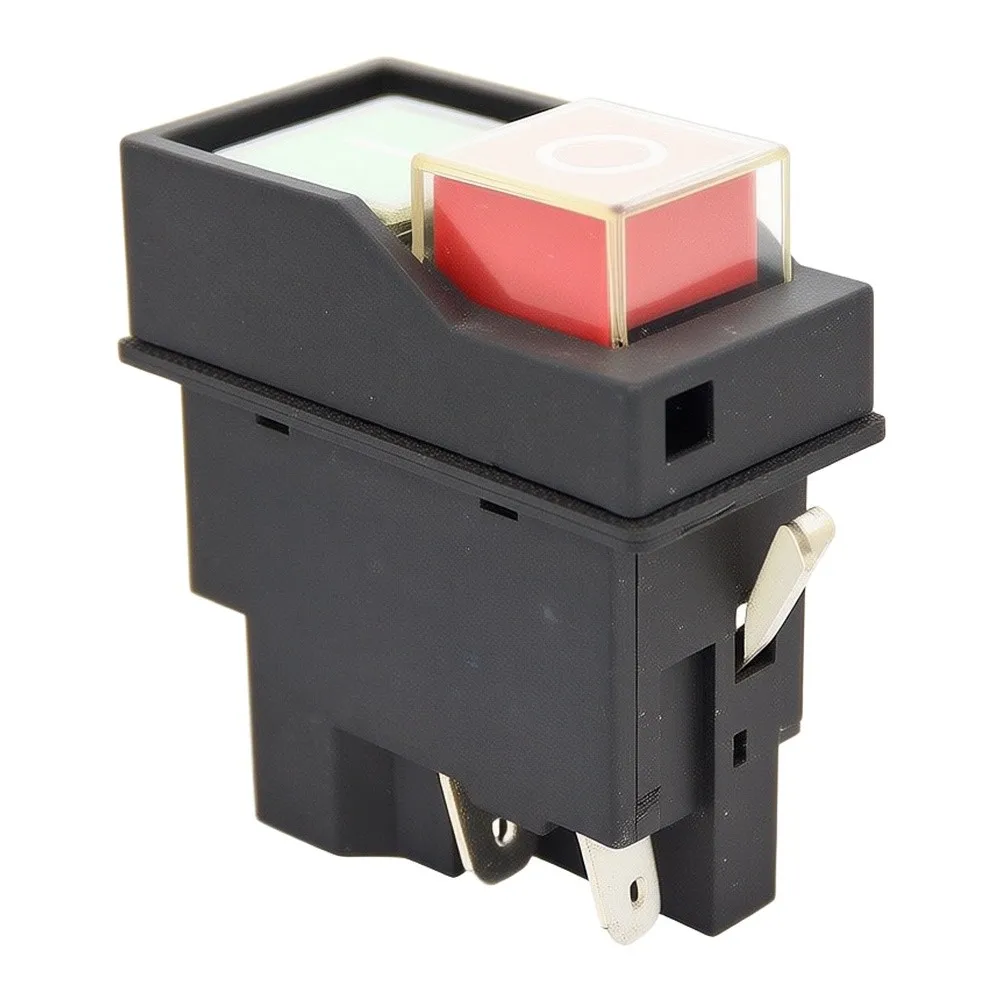 Electromagnetic Power Switch Compatible with High Load Tools Including Router Tables and Benchtop Milling Machines