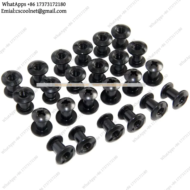 k06 M4 Black Tactical Slotted Posts Cross Head Screw DIY Kydex Leather Holster Sheath Chicago Screws Accessories