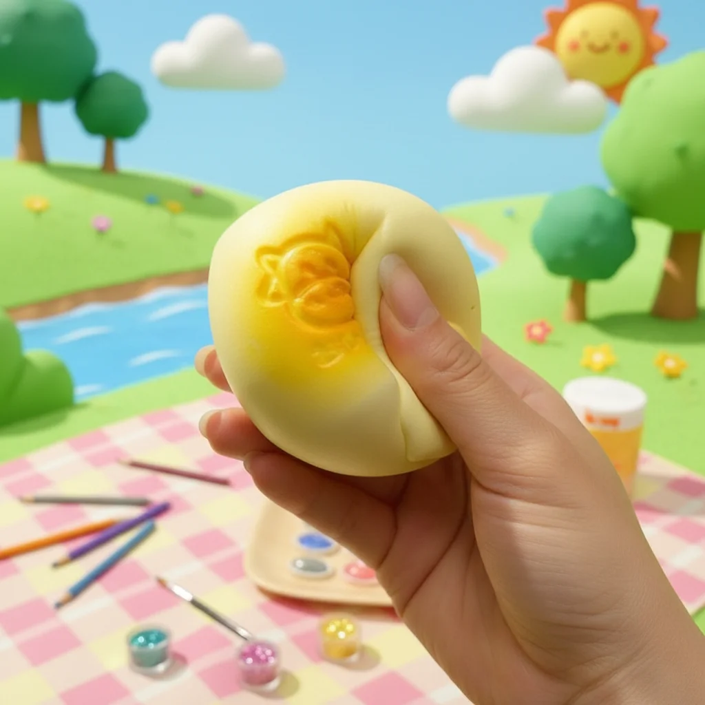 Pinch Squeeze Squishy Simulated Milk Bread ​​Non-Toxic Stress Relief Slow Rising Toy Gifts Super Soft Sensory Fidget Adults ​​
