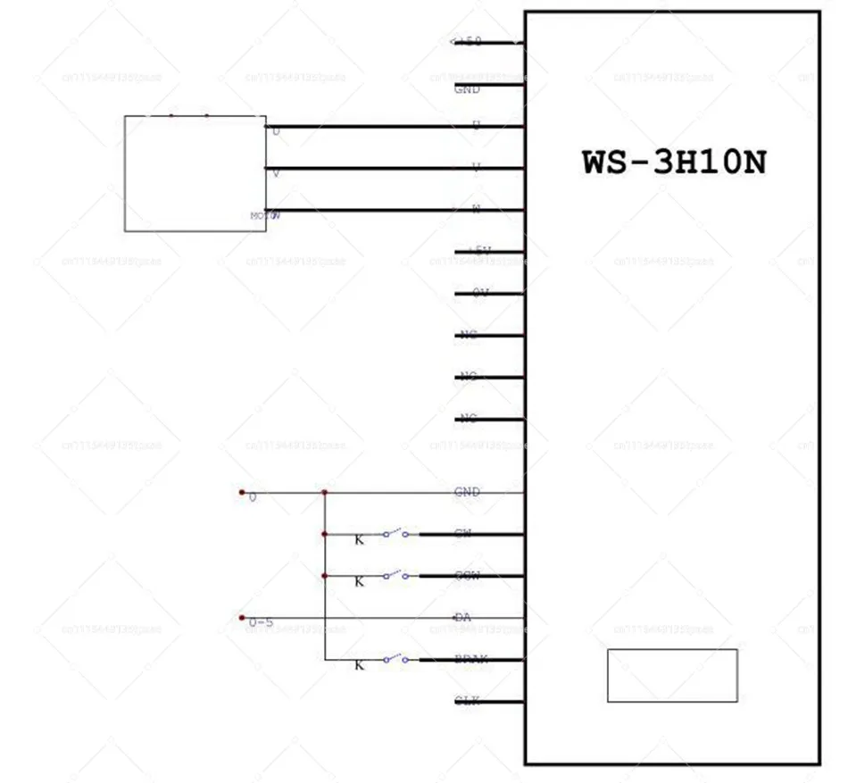 DC20-50V 15A BLDC Brushless Motor Driver Built-in Hall Sensor High Speed DC Motor Control Board