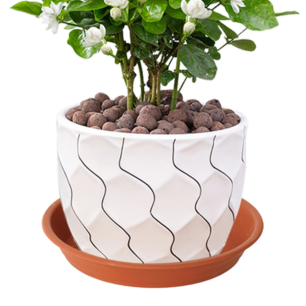 

5Pcs Flower Pot Saucers Diameter 28cm Flower Pot Coasters Indoor Plant Pot Tray for Garden Balcony Flower Pots