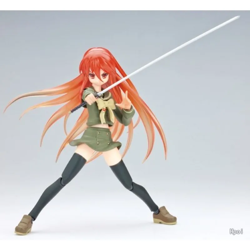 Max Factory Oryginalna Figurka Figma Gotowa do Montażu z Ruchomymi Stawami Shakugan No Shana Anime Figurka Akcji Model Zabawka Kolekcjonerska Prezent dla Chłopców