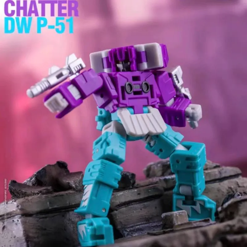 

In Stock！Transformation Dr.WU Squawkbox DW-P51 DWP51 Chatter Action Figure