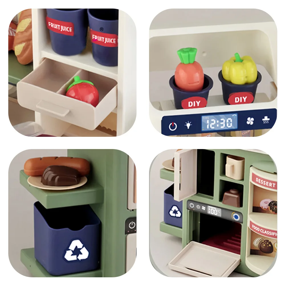 Pretend Cooking Toys | Kids Kitchen Playset with Chef Accessories, Lights & Sounds | Educational Role Play Gift for kids Ages 3+