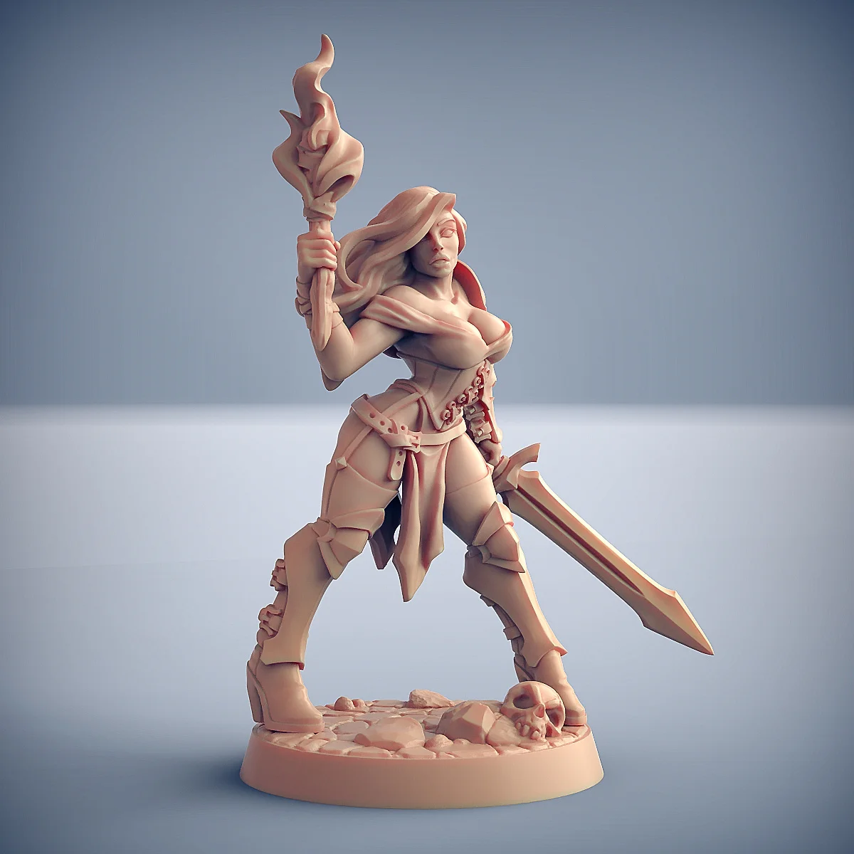 Modelos microscópicos de impresión 3D, modelo de pieza de juego de mesa Paladin Angel Dnd, 【 Warrior Union