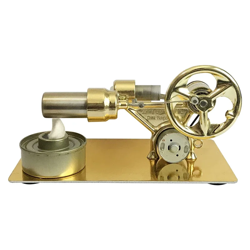 Mini External Combustion Stirling Engine Experimental Model Motor Generator Engine Physics Collection Toy Gift Miniature