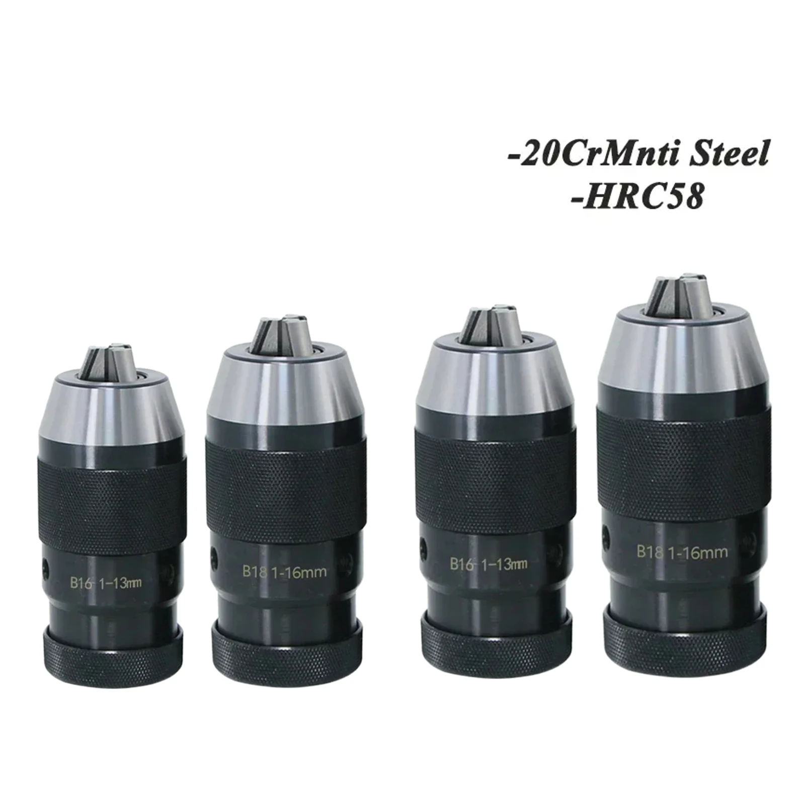 B10 B12 B16 B18 B22 Chuck Collet Self Tighten Keyless Drill Chuck for Drilling Machine Taper Drill Chuck for Power