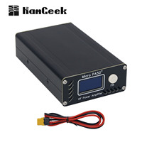 Micro PA50-3 Third Generation Portable 50W 3.5MHz-30MHz RF Shortwave Power Amplifier LPF Filter OLED Display
