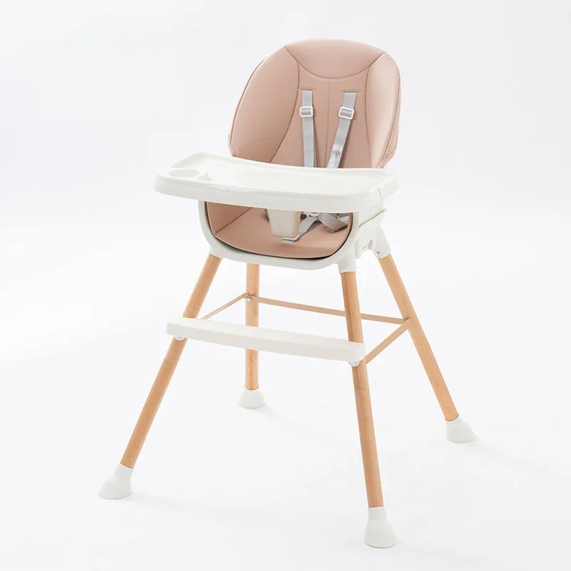 2024 3 in 1 Multifunctional High Chair Children Safety Baby Dining Chair Feeding Kid Feed Dining Portable Modern Baby High Chair