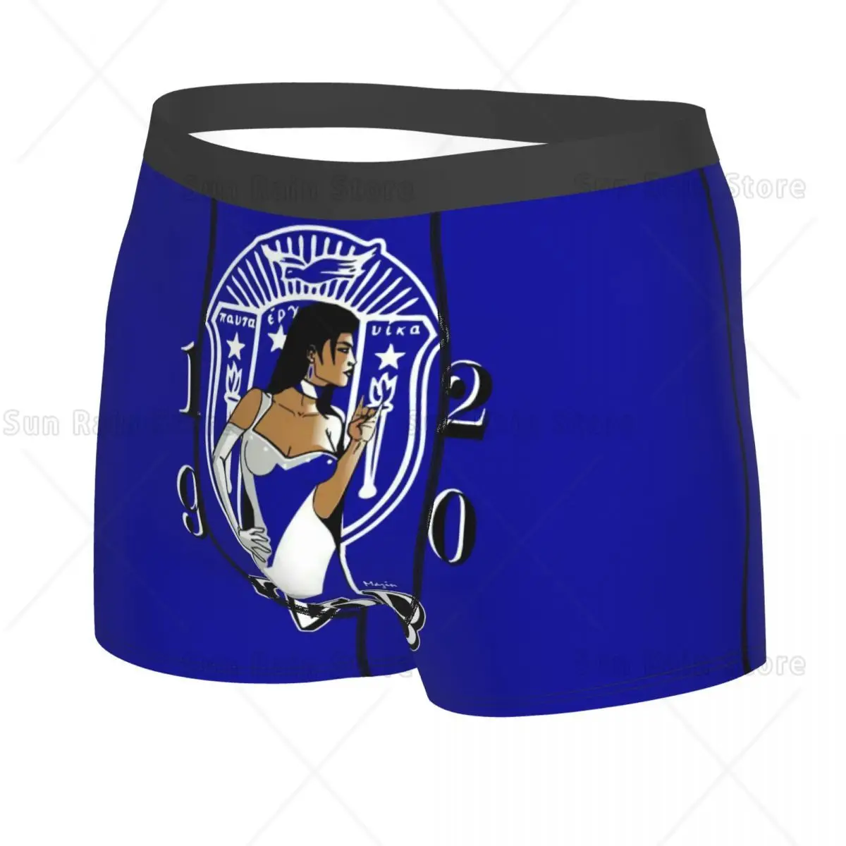 Male Fashion Zeta Phi Beta ZOB Underwear Greek Letter 1920 Boxer Briefs Breathable Shorts Panties Underpants