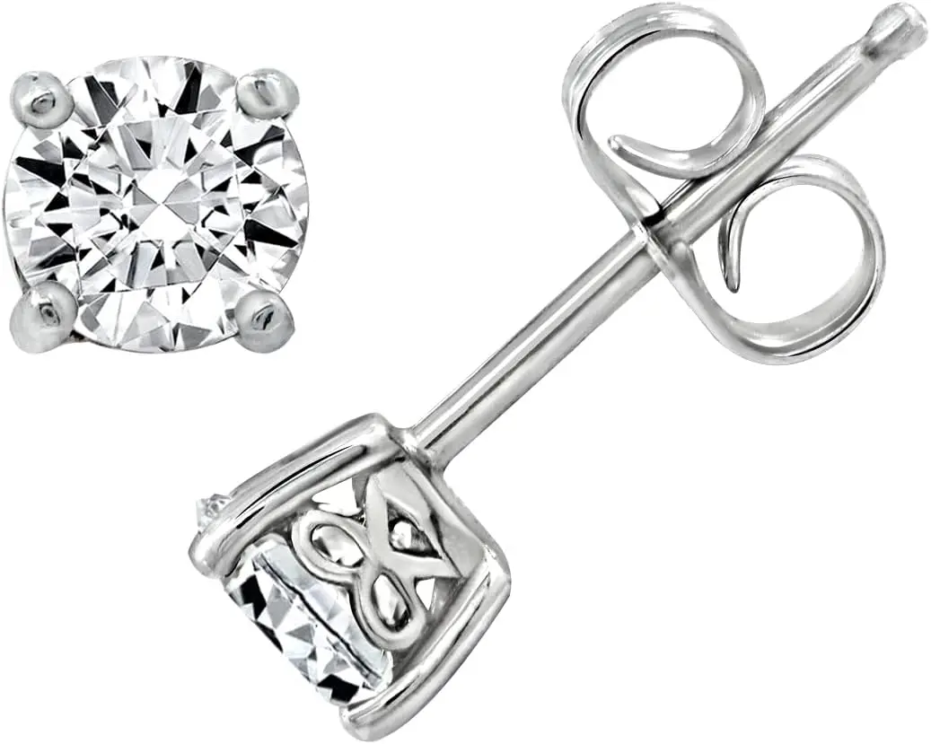 

Essentials Yellow Gold Plated, Platinum or Rose Gold Plated Sterling Silver Infinite Elements Cubic