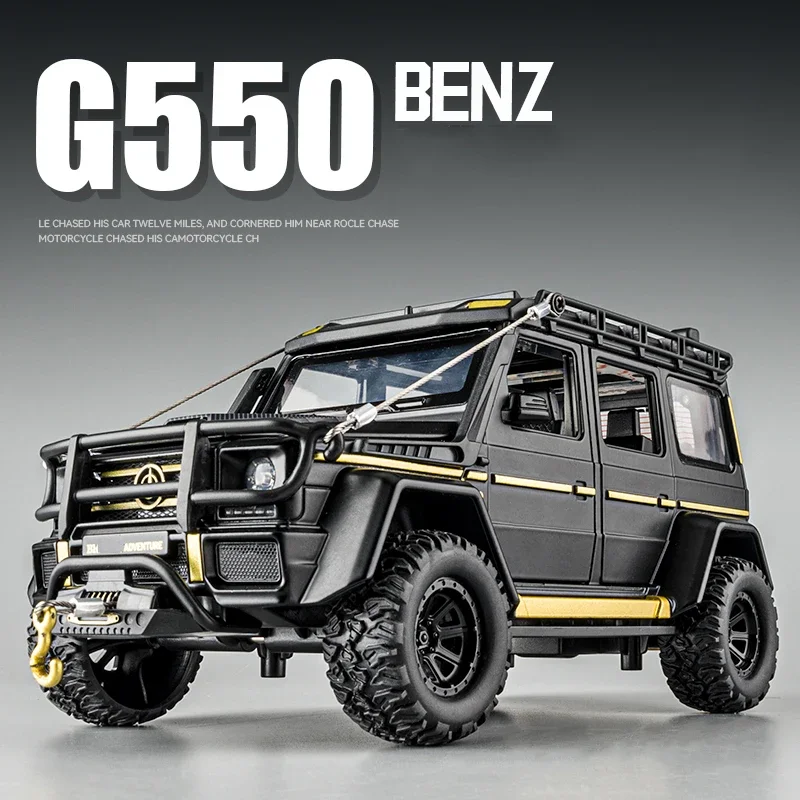 1:24 Benz G550 Adventure 4X4² Alloy Model Car Toy Diecasts Metal Casting Sound and Light Car Toys For Children Vehicle