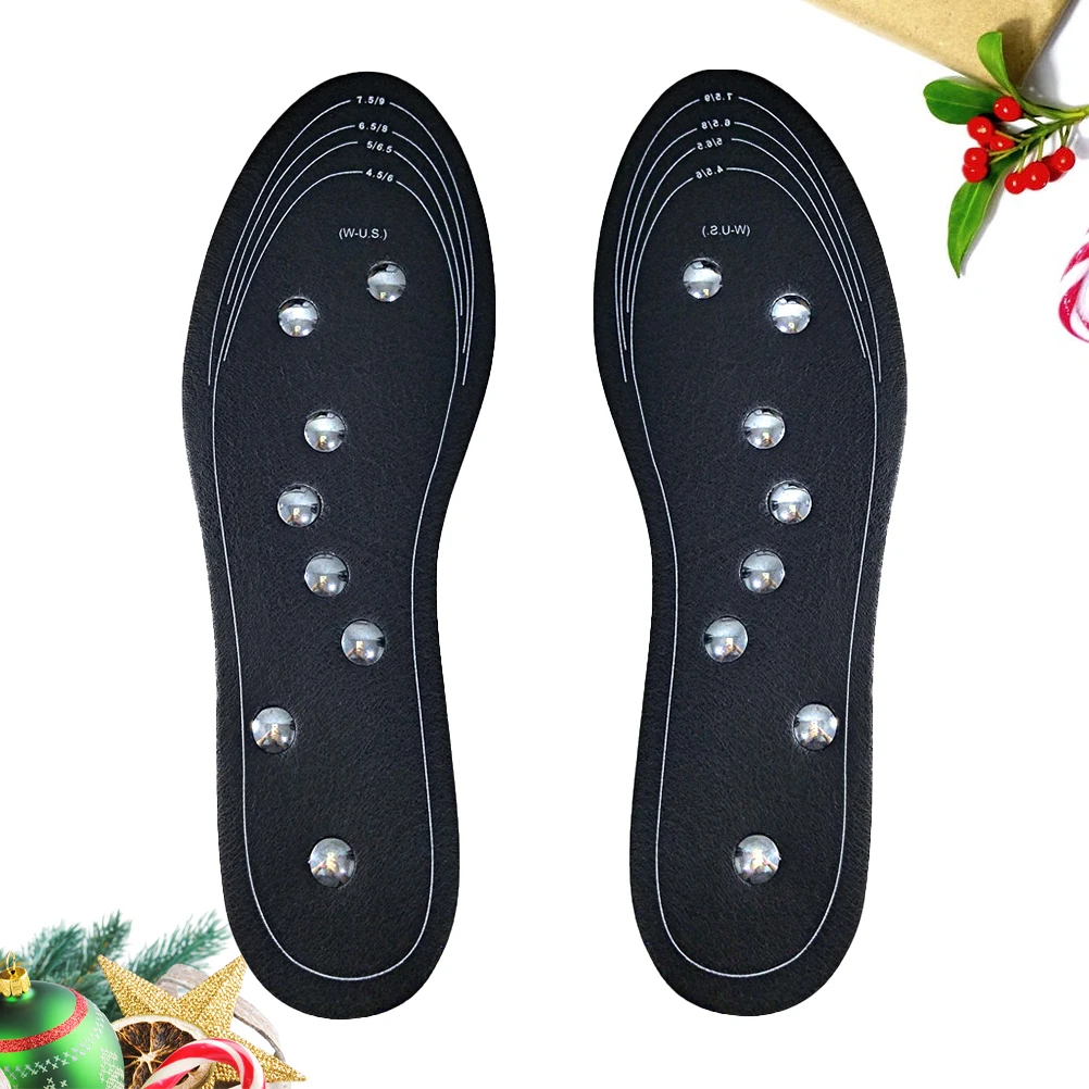 Semelles intérieures de thérapie magnétique, Inserts de massage, réflexologie, acupression, outils de soins des pieds, stimule la Circulation, soulage la Fatigue, énergisant