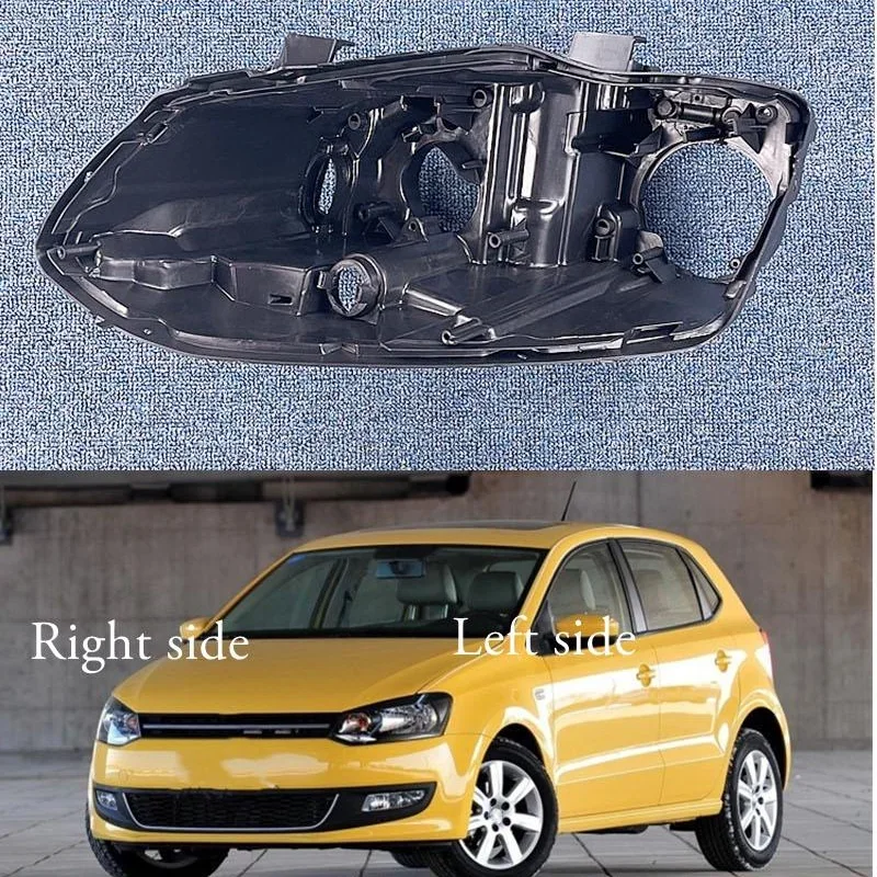 

Headlight Base for Volkswagen VW Polo 2011 2012 2013 2014-2017 Headlamp House Car Rear Base Front Auto Headlight Back House