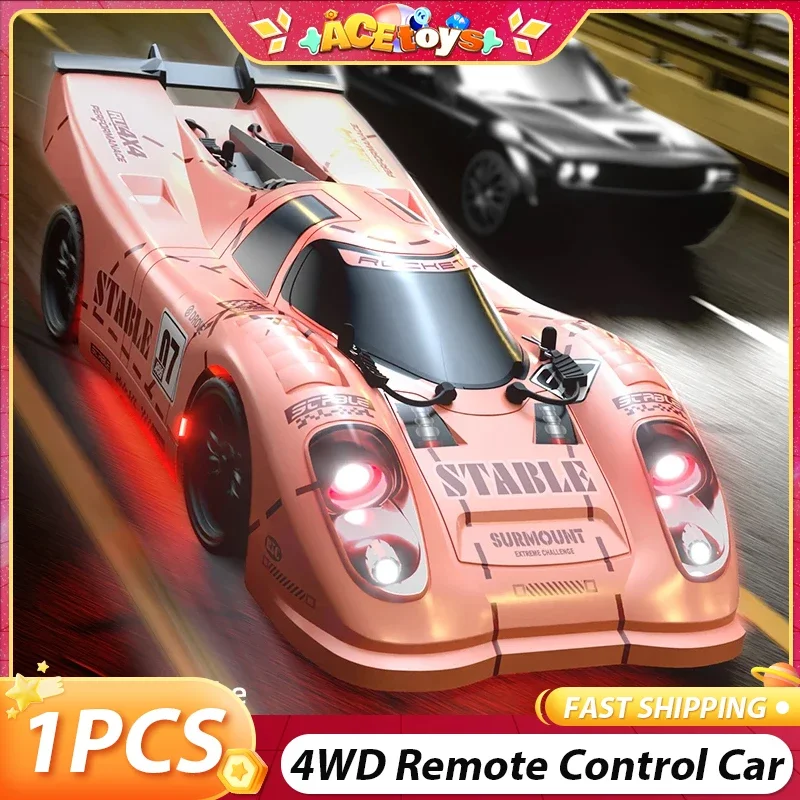 

4 Wheel Drive Remote Control Car High Speed With Light Carbon Brush Drift Fun Stable Best Gifts Electric Racing Car Toys