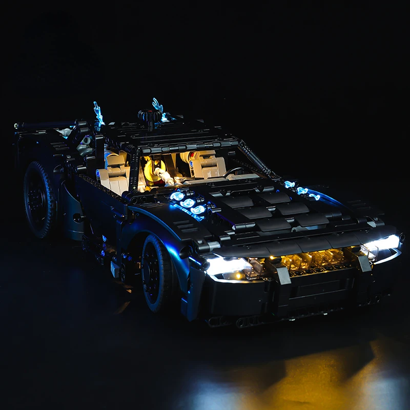 No Model LED Light Kit for THE BATMOBILE 42127