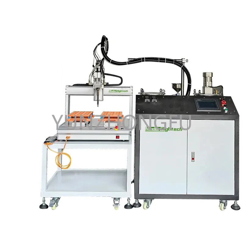 Potting Machine Uv Glue Silicone Hot Melt 502 Gluing Dispensing Three Axis 4-cup-type Lapping Factory