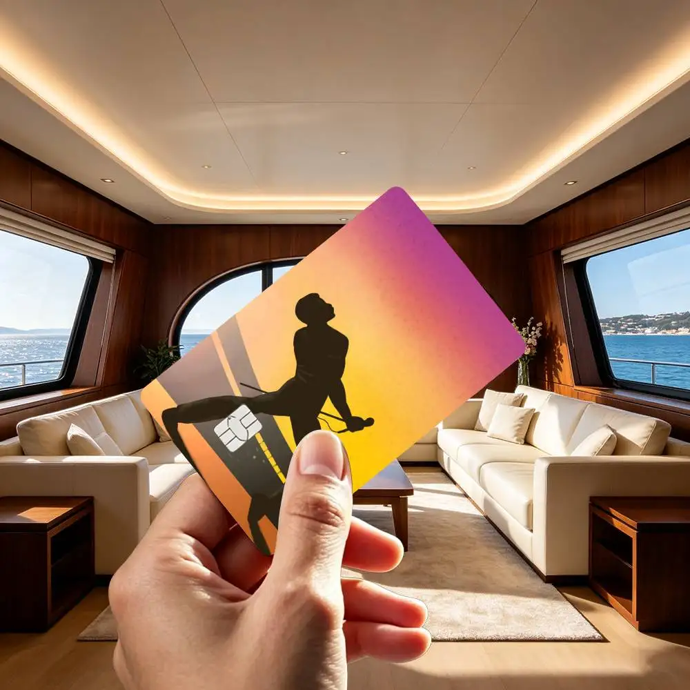 Popular Singer F-Freddie M-Mercury Credit Card HD Stickers Small Chip Waterproof Sticker Game Card Decal Gift