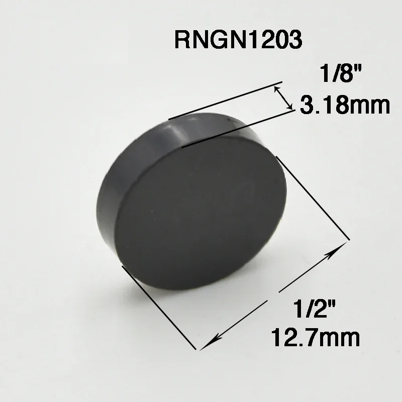 CBN Ronde Inserts PCD PCBN Draaibeitels voor Metaaldraaibank Diamant RNGN 0903 1203 3/8 1/2 inch Cutter Chuck Draaibank Freesplaat