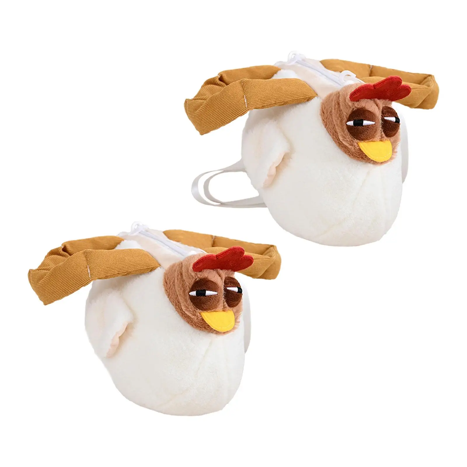 Chicken Purse Cute Toy Bag Soft Hen Bag Funny Animal Bag Casual Bag for Shopping Birthday Gift Backpacking Indoor Outdoor Trips