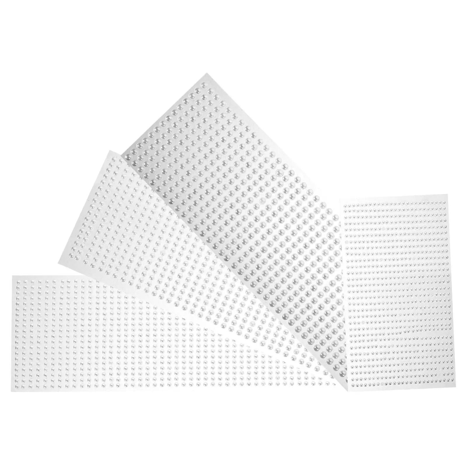 

4 Sheets Pearl Stickers for Face Beauty Decorative Stick on Pearls for Eye Makeup Nail Art DIY Crafts Facial Adhesive Pearl Gems