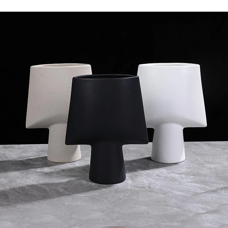 Creativity Ceramic Vase Flower Pots Decorative Living Room Decoration Artificial Flowers Floral Arrangement Nordic Home Decor